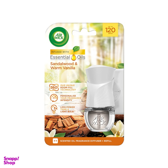 دستگاه خوشبو کننده هوا ایرویک مدل Sandal Wood & Warm Vanilla