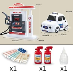ست اسباب بازی ناب سل مدل جایگاه پمپ بنزین شارژی همراه با ماشین دودزا GAS STATION SET