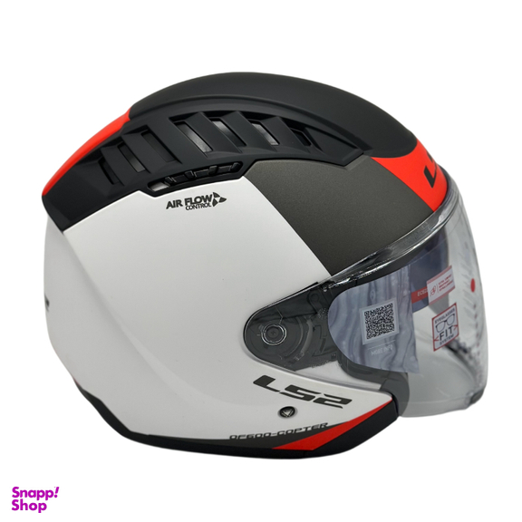 کلاه کاسکت ال اس تو کد Ls2 of600 coopter II white red