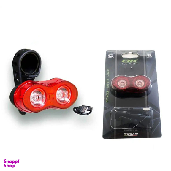 چراغ عقب شارژی دوچرخه اوکی مدل XC-179R