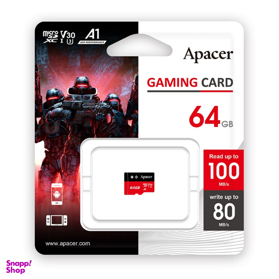 کارت حافظه MicroSDXC اپیسر مدل Gaming Card ظرفیت 64 گیگابایت