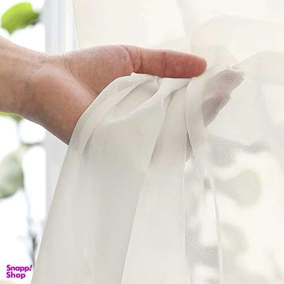 پرده تیکو دکو مدل حریر کلاسیک سایز 150 × 280 سانتی متر