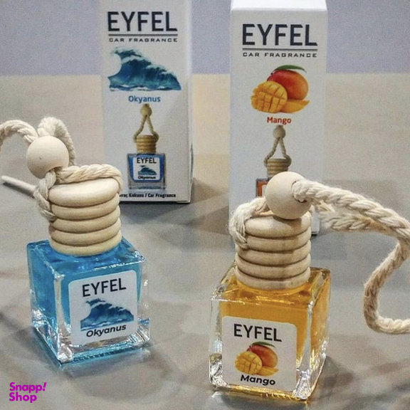 خوشبو کننده ماشین ایفل مدل انبه و اقیانوس حجم 10 میلی لیتر مجموعه 2 عددی
