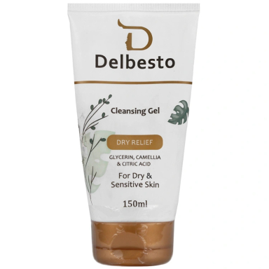ژل شستشو صورت دلبستو مدل Dry Relief حجم 150 میلی لیتر