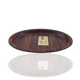 سینی فرش کیپس مدل بیضی طرح چوب کد 02