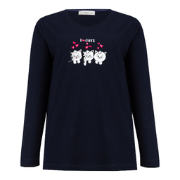 ست بلوز و شلوار راحتی زنانه کد 1050 رنگ مشکی