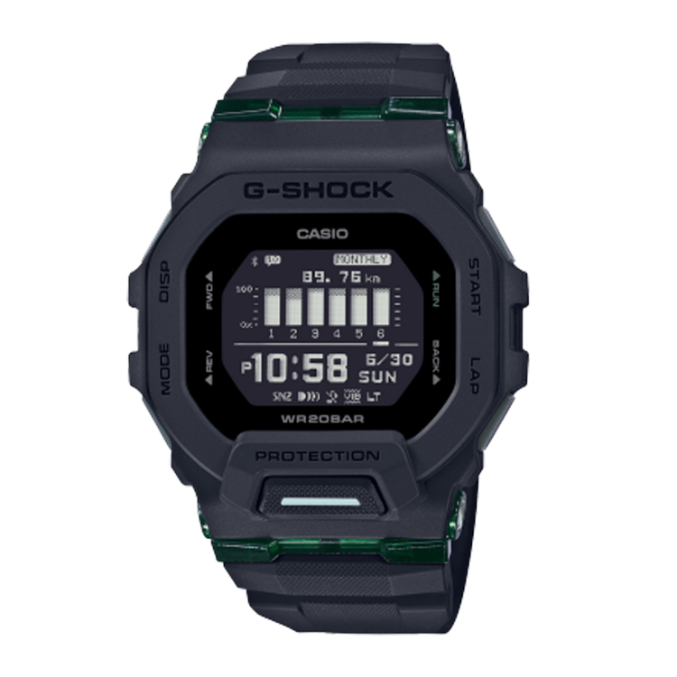 ساعت مچی دیجیتال طرح جی شاک کد GBD1002 رنگ سبز تیره