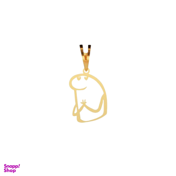 پلاک گردنبند طلا 18 عیار زنانه پانسی عیار کد Pe50486