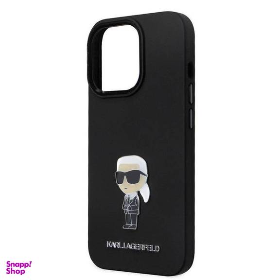 کاور گوشی موبایل کارل لاگرفلد مدل Silicone مناسب برای اپل iPhone 15 Pro