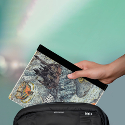 کلاسور ترمه طراحان ایده طرح هری پاتر و نقشه مدرسه کد cfp1577 سایز A4