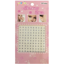 نگین صورت diy fashion مدل چسب دار بسته 100 عددی