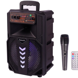 اسپیکر بلوتوثی قابل حمل گلکسبیت مدل GS19 به همراه میکروفون و ریموت کنترل