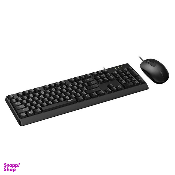 ماوس و کیبورد باسیم رپو مدل X130 Pro دارای حروف فارسی