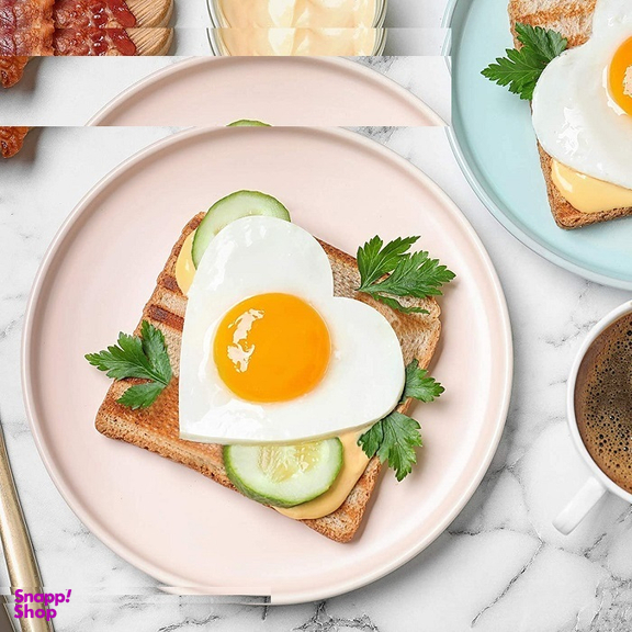 کاتر دو طرفه شیرینی پزی بهگز مدل قلب مجموعه 5 عددی