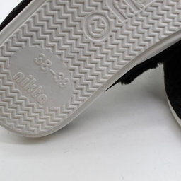 دمپایی روفرشی پولیشی زنانه نیکتا مدل ضربدری رنگ مشکی