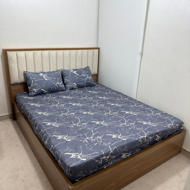 سرویس ملحفه دو نفره 3 تکه ناتوسا مدل گرانیت رز کد 180