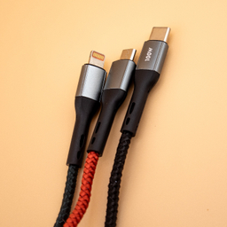 کابل تبدیل USB به Lightning/Type-C/MicroUSB لیتو مدل LD-49 طول 1 متر
