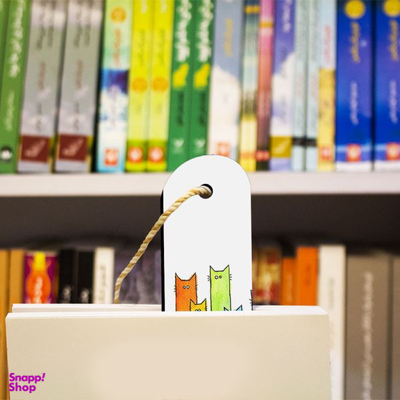 نشانگر کتاب ترمه طراحان ایده مدل گربه رنگی کد cfp402
