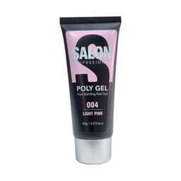 پلی ژل ناخن سالن مدل Light Pink کد 004 وزن 60 گرم