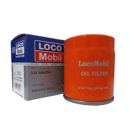 فیلتر روغن خودرو لوکوموبیل مدل 94/LO666 مناسب جیلی GC6