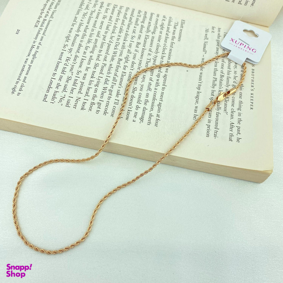 زنجیر زنانه ژوپینگ مدل طنابی کد N4296