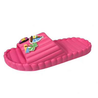 دمپایی زنانه طرح الیس سرگل رنگ صورتی