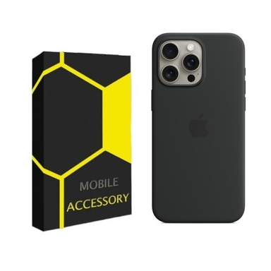 کاور گوشی موبایل مدل سیلیکونی بدون محافظ لنز مناسب اپل iPhone 15 Pro Max