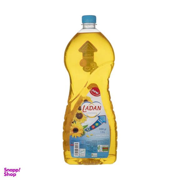 روغن مایع ویتامینه آفتاب گردان لادن حجم 1.5 لیتر