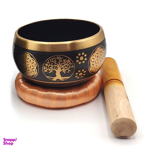 کاسه تبتی طرح درخت سایز 9 سانتی متر