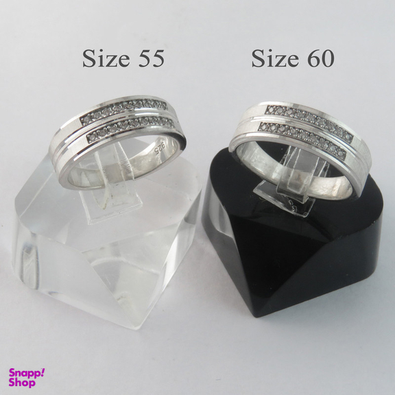 ست انگشتر نقره زنانه و مردانه کد AS053