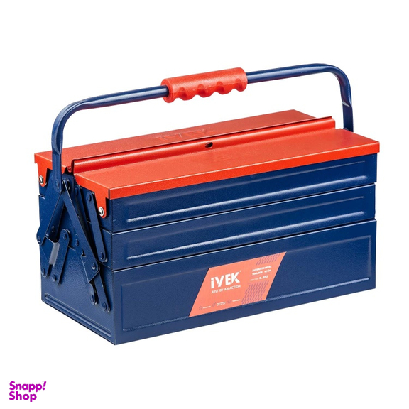 جعبه ابزار فلزی 40 سانتی متر سه طبقه ایوک کد K-8253