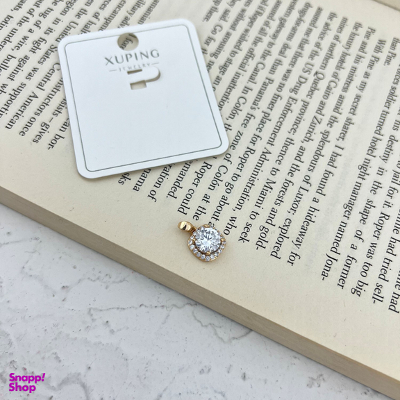 آویز گردنبند زنانه ژوپینگ مدل مربع کد N4603