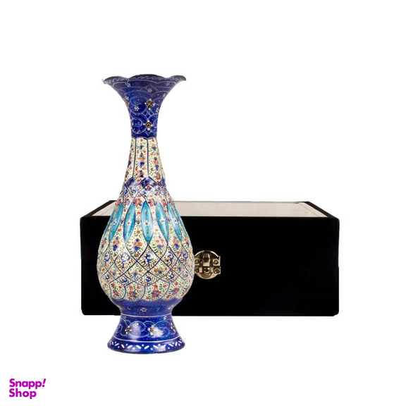 گلدان میناکاری مدل جعبه دار کد 21