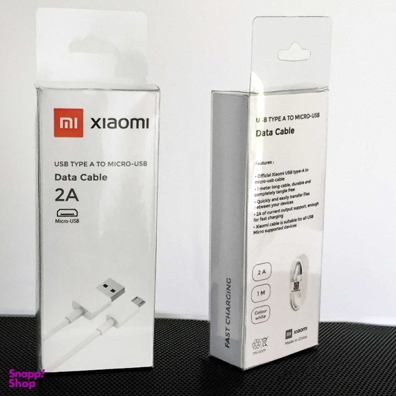 کابل تبدیل USB به MicroUSB شیائومی مدل 2 آمپر FAST طول 1 متر