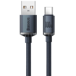 کابل سوپر فست شارژ USB به Type-C بیسوس مدل Crystal Shine CAJY000401 طول 1.2 متر