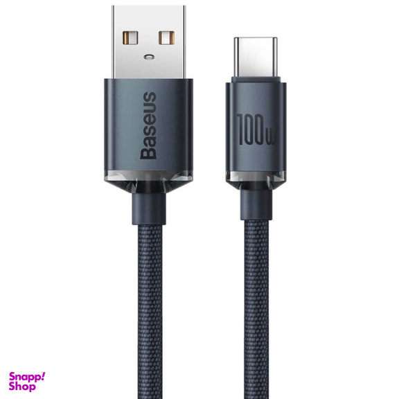 کابل سوپر فست شارژ USB به Type-C بیسوس مدل Crystal Shine CAJY000401 طول 1.2 متر