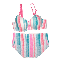 ست لباس زیر زنانه مدل 009 رنگ صورتی