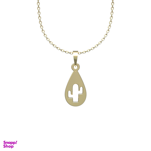 گردنبند طلا 18 عیار زنانه مدوپد مدل کاکتوس کد PP2-1-1190