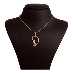 گردنبند طلا 18 عیار زنانه جواهری سون کد 5687