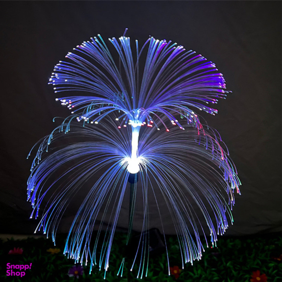 چراغ پارکی خورشیدی سولونیکس مدل قاصدک دو طبقه مجموعه 6 عددی