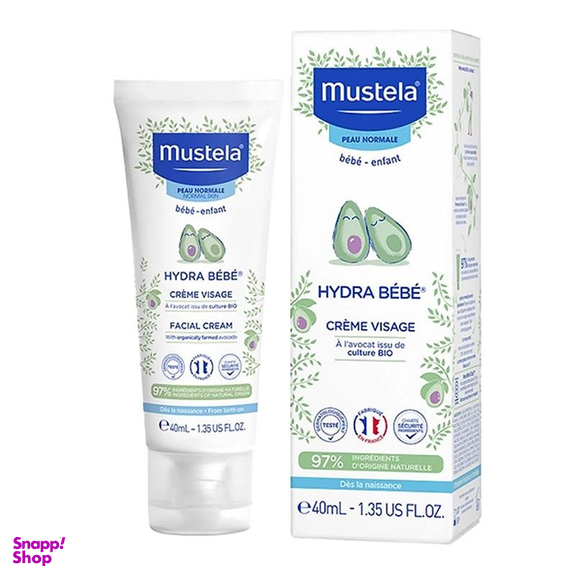 کرم مرطوب کننده کودک موستلا مدل HYDRA BEBE حجم 40 میلی لیتر