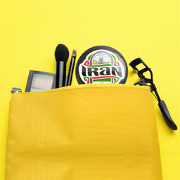 آینه جیبی خندالو مدل پرچم ایران کد 20509