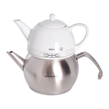 کتری و قوری کرکماز مدل Tombik Satin کد 104-03