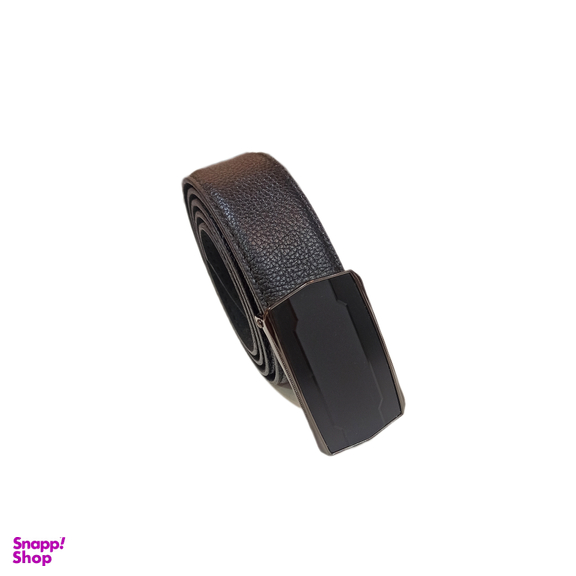 کمربند چرم مردانه مدل پلاکی کد KB115