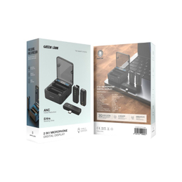 میکروفون بی سیم یقه ای گرین لاین مدل Green Lion 2in1 Microphone Type-C