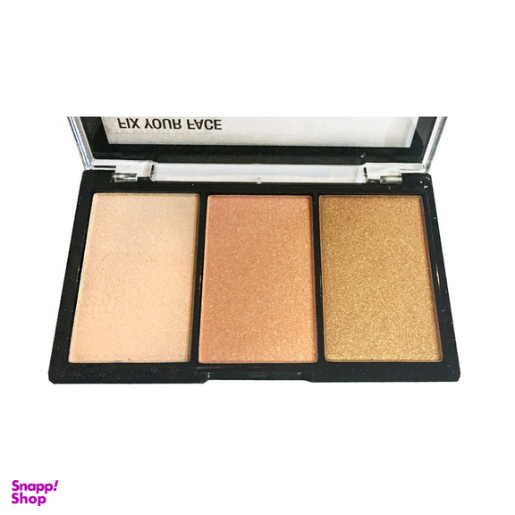 پالت هایلایتر دودو گرل مدل Professional Makeup مجموعه دو عددی