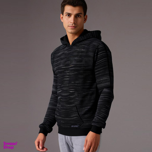 هودی مردانه 27 مدل Basic MR01 رنگ مشکی