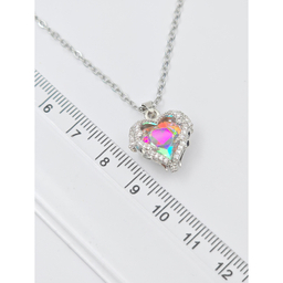 گردنبند زنانه وای اس ایکس کریستال سواروسکی طرح قلب کد ghalb5600