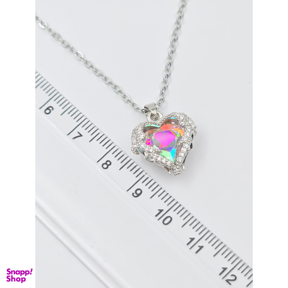 گردنبند زنانه وای اس ایکس کریستال سواروسکی طرح قلب کد ghalb5600