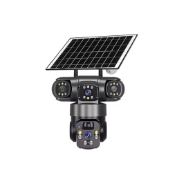 دوربین مداربسته مینی اسپیددام خورشیدی سه لنز سیم کارتی TZ3 مدل OKAM PRO